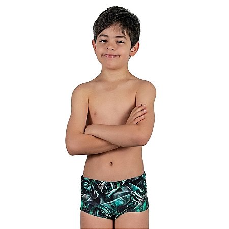 Sunga Tradicional Infantil Juvenil Estampada Moda Praia 2025