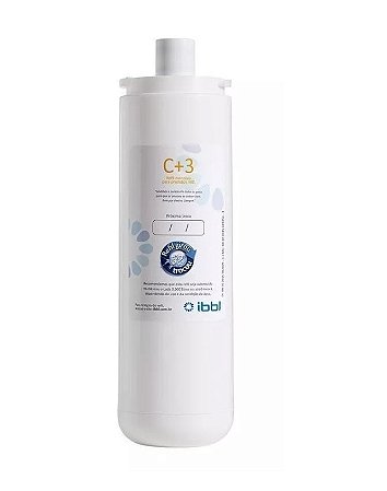 C+3 Ibbl Refil De Filtro Para Purificadores De Água