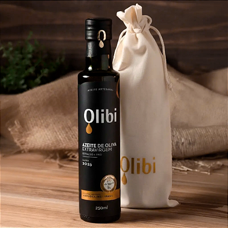 Olibi Safra 2026 para Presente - Azeite de Oliva Extravirgem Artesanal (250ml)