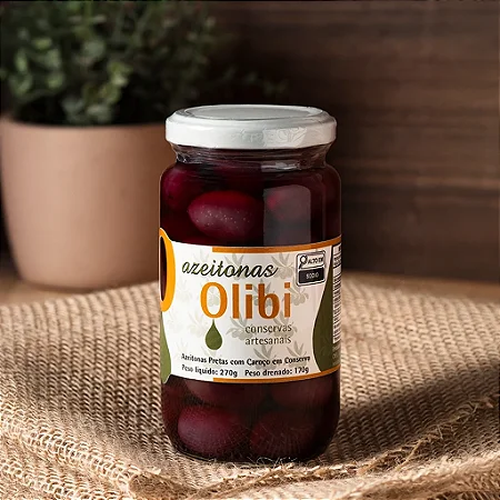 Azeitonas Pretas em Conserva (270g)