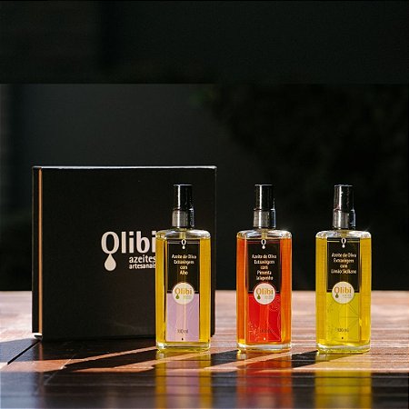 Kit de Azeites Aromatizados Olibi em Spray | Edição limitada (100ml cada)