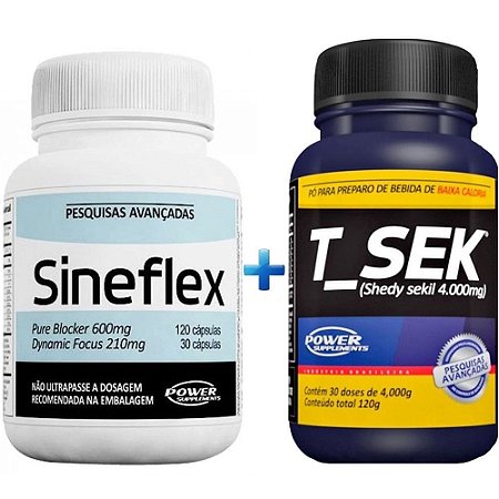 Kit Emagrecimento SineFlex + T_Sek Power Supplements