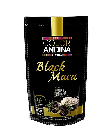 Maca Peruana Negra em Pó Concentrado - Black Color Andina 100g