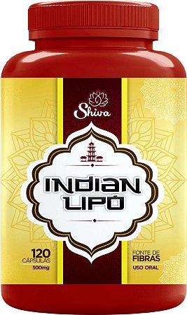 Emagrecedor Seca Barriga Indian Lipo - Shiva Natural -120caps