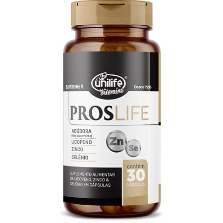 ProsLife - Saúde da Próstata - 30 Capsulas - Unilife