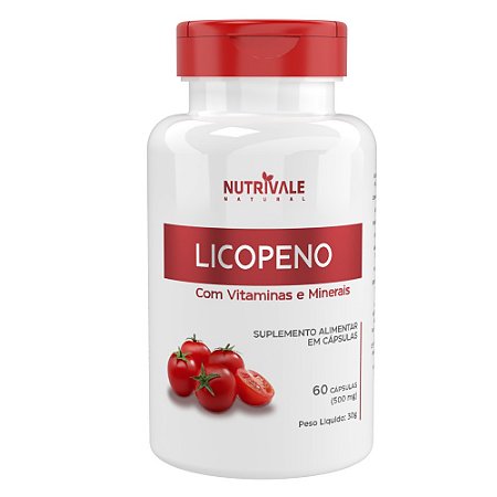 Licopeno - Nutrivale - 60 caps