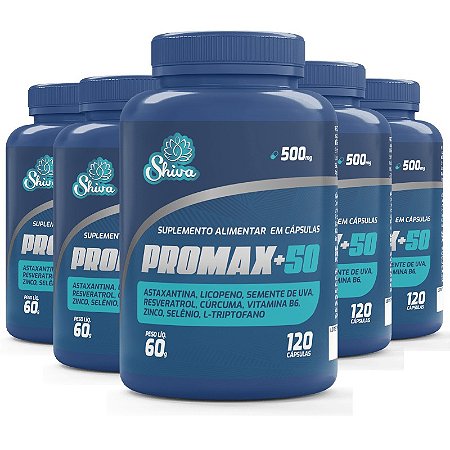 Promax50 Saúde do Homem - 600 caps - 5 Potes