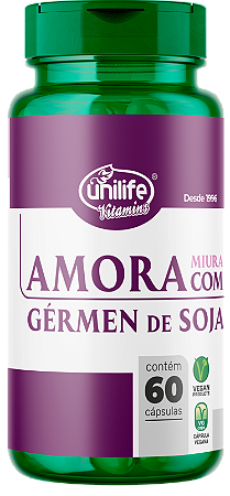 Amora Miura e Germen de Soja - 60 Cáps 550mg - Unilife