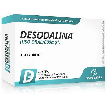 Desodalina Original 60caps Sanibras