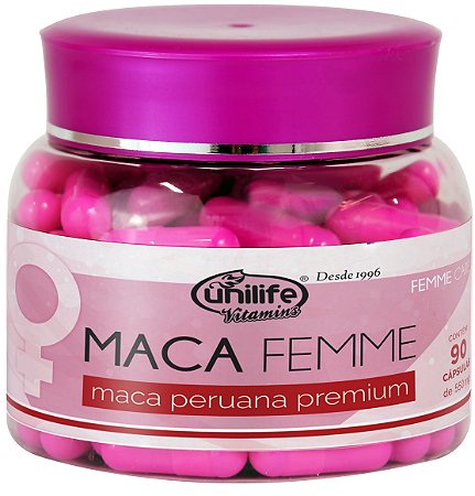 Maca Peruana Premium Femme 90 caps Unilife