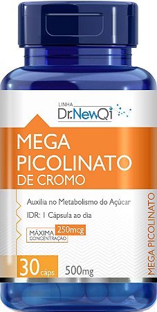 Mega Picolinato De Cromo -  30 Cápsulas - Dr NewQi