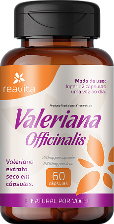Valeriana Officinalis- 60 caps - Reativa