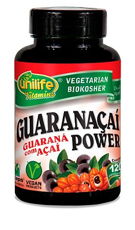 Guaranaçaí Power 120 Cápsulas (500mg) - Unilife