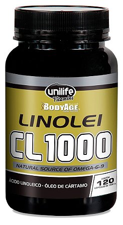 Linolei (CL1000) 120 cápsulas  Óleo de Cártamo - Unilife
