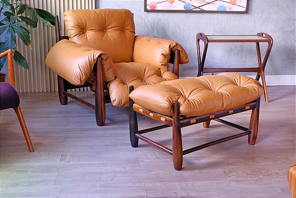 poltrona mole antiga, 1957 jacarandá - Sergio Rodrigues