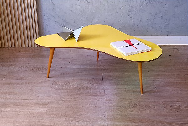 mesinha de centro contemporânea - design orgânico