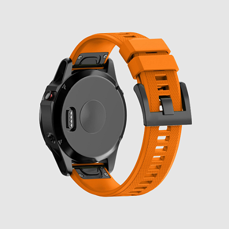 Bracelete em Silicone Suave para Garmin Fenix 7X/6X GPS/6X Pro