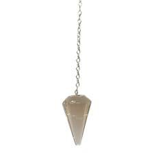 PÊNDULO DE CRISTAL QUARTZO  FUMÊ