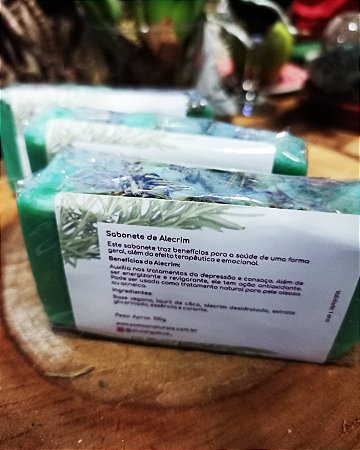Trio Terapêutico de Sabonete de Alecrim