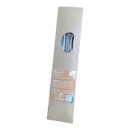 Incenso de Palo Santo com Sálvia - Quietude e Realinhamento - 100% Natural