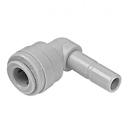 DMFIT- Conexão Rápida Adaptador Cotovelo Pino 3/8" Para Tubo 3/8" (Pino 3/8" x Tubo 3/8") - ATEU0606