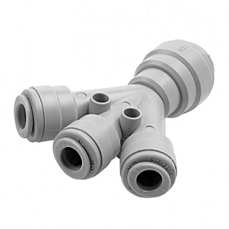 DMFIT- Conexão Rápida Divisor de 3 Vias (Tubo 3/8") - ATHWD0606