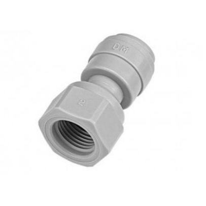 DMFIT- Conexão Rápida Rosca Fêmea Ball Lock (UNF 7/16" x Tubo 3/8") - AFAU06 7/16