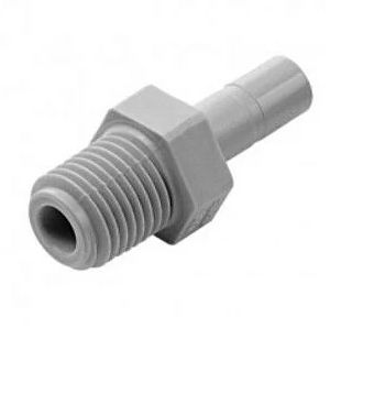 DMFIT- Conexão Rápida Rosca Macho 1/4" Pino 3/8" (BSP 1/4" xPINO 3/8") - ASABT0604