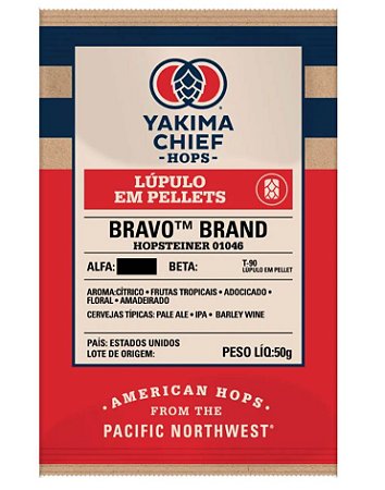 Lúpulo Bravo Yakima Chief - Pellet T90