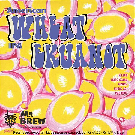 Kit de Cerveja American Wheat IPA - Mr.Brew 20L