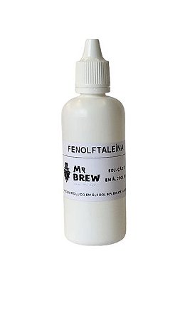 Fenolftaleína Solução 1% em Álcool - 50ML