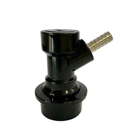 Conector Ball Lock (Preto) Líquido Com Espigão 1/4"