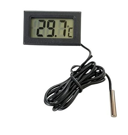 Termometro Digital com Sensor -50A C +110A C