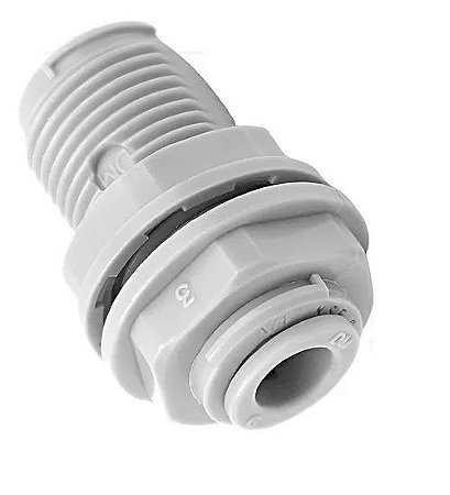 DMFIT- Conexão Rápida Rosca Macho Anteparo 3/8" X 3/8" - ABU0606