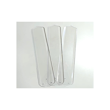 Jogo de Pás para Ventilador de Teto Loren Sid Transparente P09I/TR M3