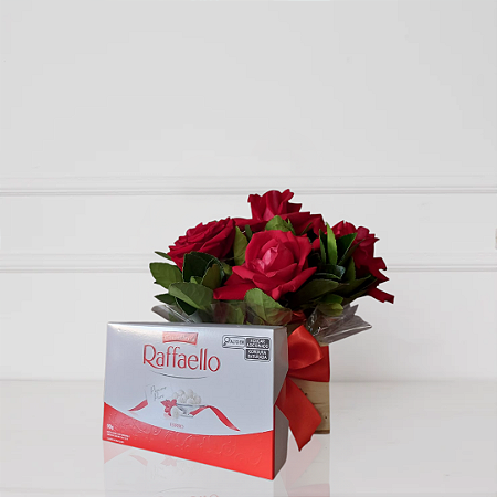 Caixa Valentine Red e Raffaello