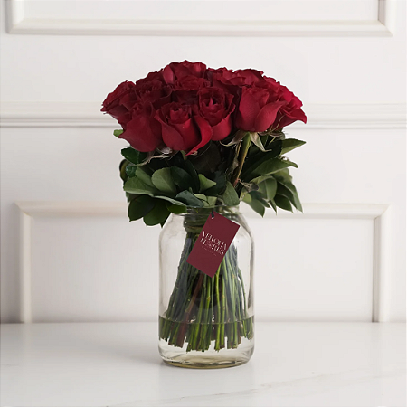 Chamego de 24 Rosas Vermelhas