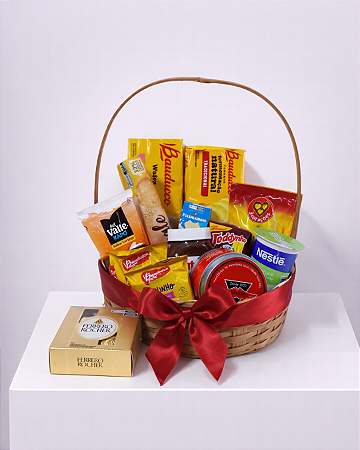 Cesta Café da Manhã Encanto Dourado