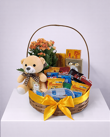 Cesta Café da Manhã Abraço de Amor