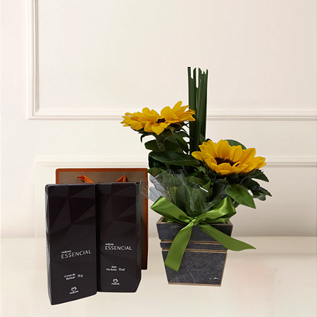 Kit Natura e Flores - Girassóis e Natura Homem