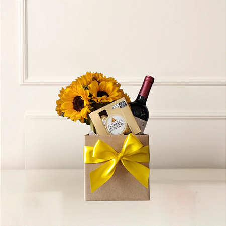 Box Yellow Hearts