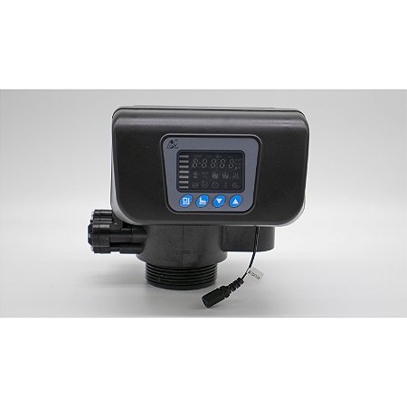 Válvula Runxin Aut. Abrand. F63 C1 (63504) - 4 M³/H, Completa Tempo/Topo In/Out 1"B-2,5" Tubo-3/4"Dreno-1/2" Bivolt