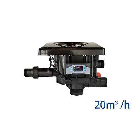 Válvula Runxin Aut. Abrand. F111 A3 (63620 T) - 20 M³/H, Completa Volume/Topo/Frontal In/Out 2" B-4" Tubo-2" Bivolt