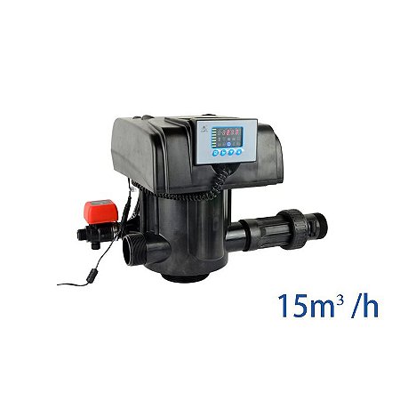Válvula Runxin Aut. Abrand. N99 A1 (63515) - 15 M³/H, Completa Tempo/Topo/Frontal In/Out 2" B-4" Tubo-1 E 1/2" Bivolt