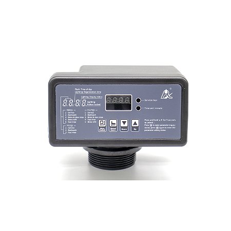 Válvula Runxin Aut. Abrand. F117 Q1 (65503) - 3 M³/H, Simples; Tempo/Topo In/Out 3/4" B-2,5" Tubo-3/4" Dreno-1/2" Bivolt