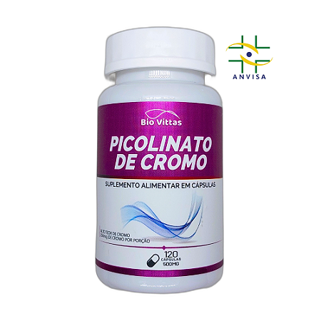 Picolinato de Cromo 120 cápsulas 500mg