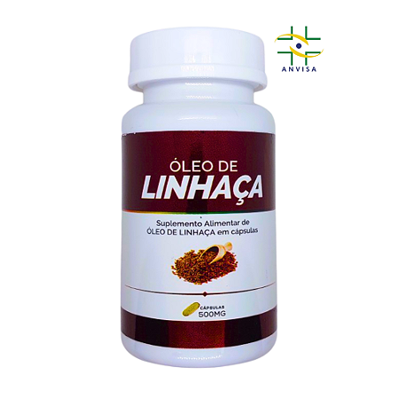 Óleo de Linhaça 500mg 60 cápsulas