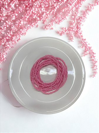 Guia de Miçanga Rosa