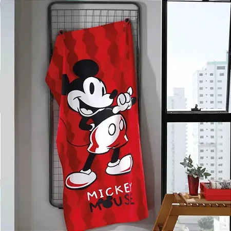 Toalha de Banho Infantil Dohler Disney Mickey Mouse
