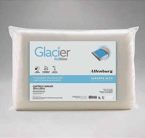Travesseiro Glacier Alto Altenburg - 48x68 cm